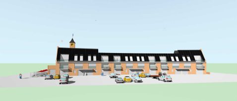 overzicht vanaf het zuiden