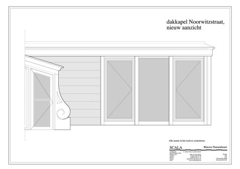 aanzicht vergrote dakkapel 1 nieuw