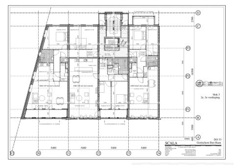 verdieping plattegrond blok 3