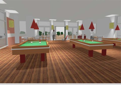 billiardkamer verdieping