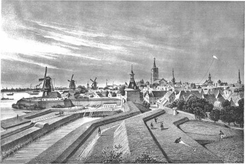 2013-12/Gorinchem - van den Korenmolen beoosten de Dalempoort te zien.jpg